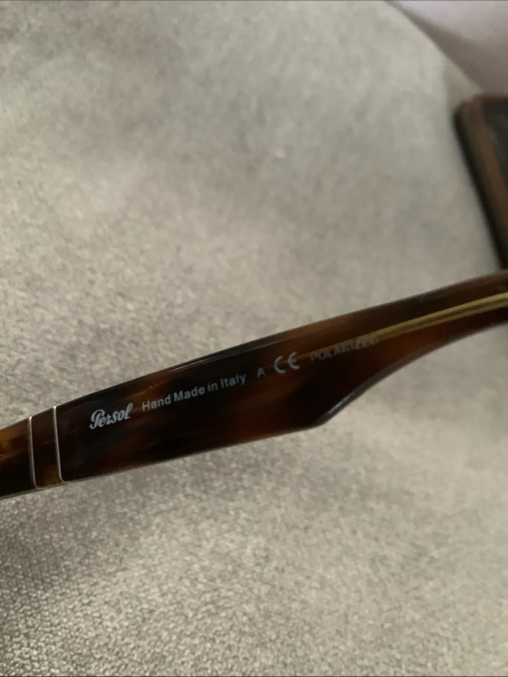 Persol Tortoiseshell Brown Rectangular Sunglasses